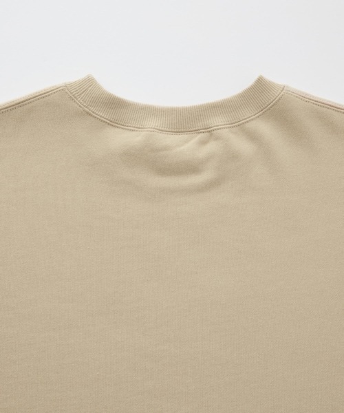 Lee(リー)の「Lee/リー BIG MINI LOGO SWEAT ロゴ刺繍 オーバーサイズプルオーバースウェット(スウェット・メンズ・ブラック系その他/サックスブルー/ピンク系その他/グレー/ベージュ・XL/M/L)」の15枚目の写真