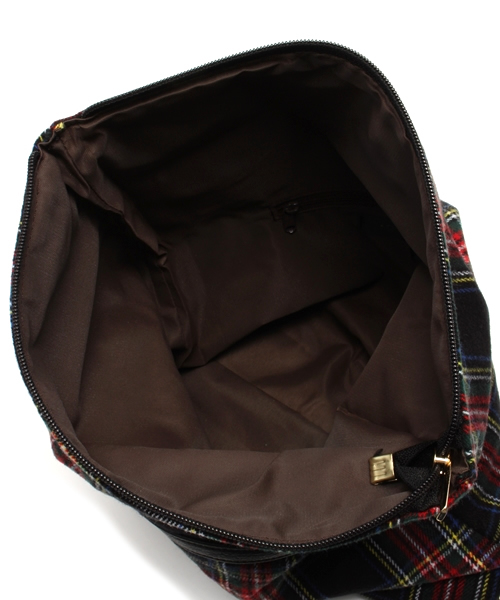 goocy（グーシー）の「ロールチェッククラッチBag（クラッチバッグ・レディース・ネイビー/レッド・FREE）」の7枚目の写真