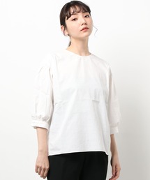 ABITOKYO | 綿麻ボリュームスリーブブラウス(シャツ/ブラウス)