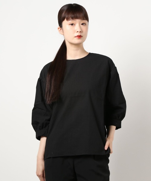 ABITOKYO(アビトーキョー)の「綿麻ボリュームスリーブブラウス(シャツ/ブラウス・レディース・ホワイト/ブラック/ベージュ・FREE)」の2枚目の写真