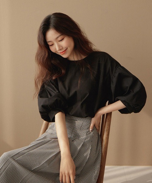 ABITOKYO(アビトーキョー)の「綿麻ボリュームスリーブブラウス(シャツ/ブラウス・レディース・ホワイト/ブラック/ベージュ・FREE)」の15枚目の写真