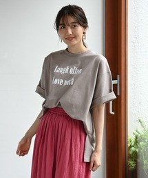 Rewde | 【機能性】ＵＳAコットンロゴＴシャツ（1R15-04184）(Tシャツ/カットソー)