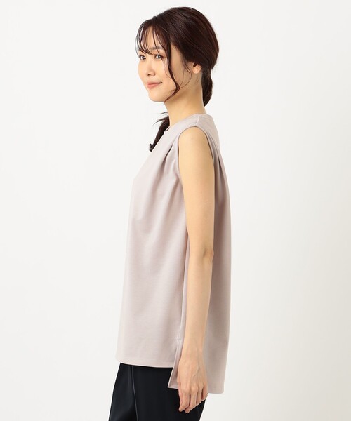 J.PRESS(ジェイプレス)の「【WEB限定】防汚Tシャツ ノースリーブ(Tシャツ/カットソー・レディース・ベージュ系/ホワイト系・MEDIUM/LARGE)」の11枚目の写真
