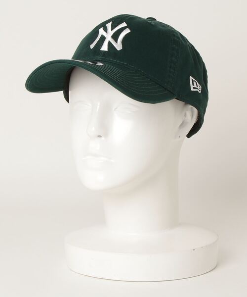 NEW ERA(ニューエラ)の「NEW ERA/ニューエラ キャップ 9TWENTY クロスストラップ ウォッシュドコットン 11434005(キャップ・メンズ・ダークグリーン・FREE)」の4枚目の写真
