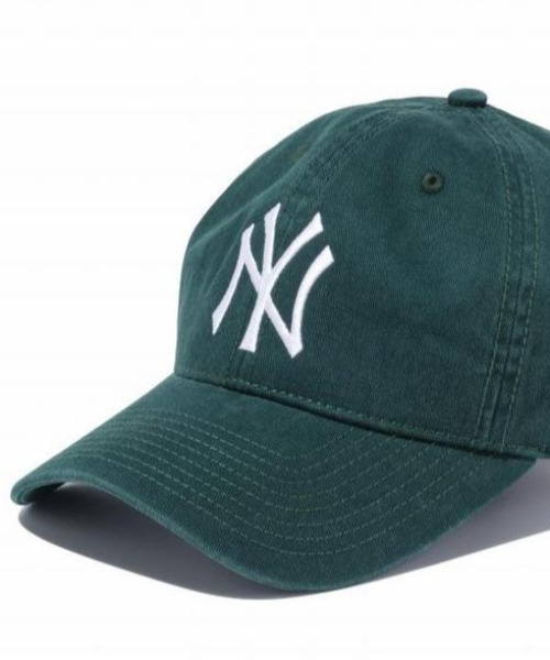NEW ERA(ニューエラ)の「NEW ERA/ニューエラ キャップ 9TWENTY クロスストラップ ウォッシュドコットン 11434005(キャップ・メンズ・ダークグリーン・FREE)」の3枚目の写真