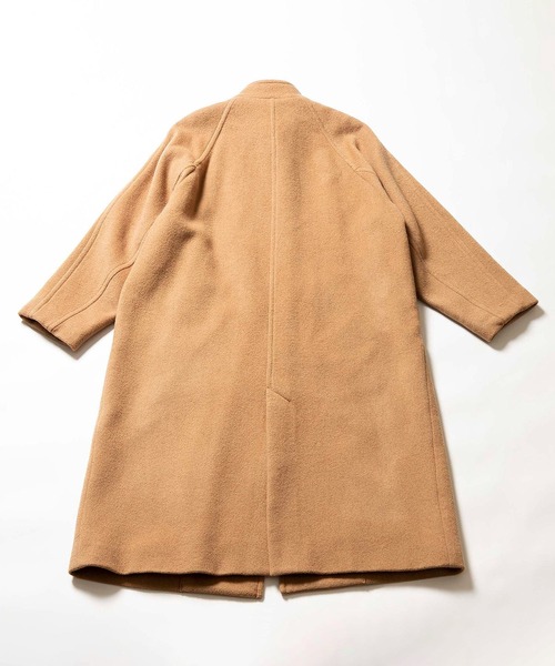 Johnbull(ジョンブル)の「スタンドカラーコート(ノーカラーコート・レディース・ブラック/ベージュ/ネイビー・SMALL/MEDIUM)」の22枚目の写真
