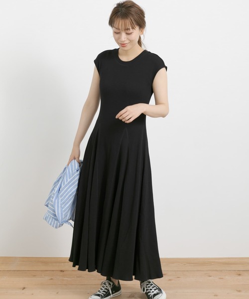サーマルカットフレアワンピース