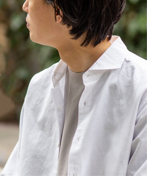 EDIFICE（エディフィス）の「リネンミックス カッタウェイシャツ