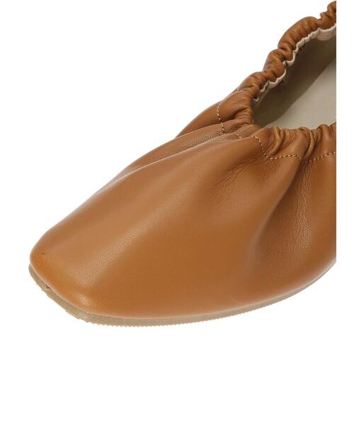 AMERICAN HOLIC(アメリカンホリック)の「ギャザーバレエシューズ(パンプス・レディース・ブラック/キャメル/ホワイト・L/M/S)」の16枚目の写真