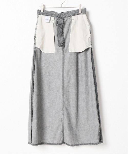 IENA（イエナ）の「【upper hights/アッパーハイツ】 THE RASBERRY スカート（デニムスカート・レディース・ブラック/グレー・SMALL/MEDIUM）」の21枚目の写真