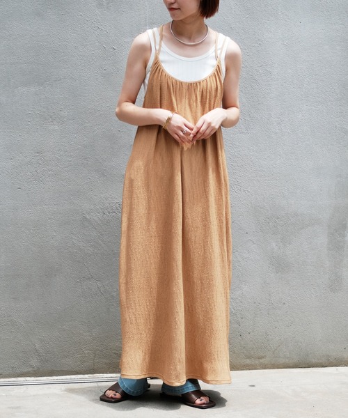 CIAOPANIC TYPY（チャオパニックティピー）の「【ZOZOTOWN限定】ギャザープリーツロングワンピース（ワンピース・レディース・ブラック/イエロー・ONE SIZE）」の9枚目の写真