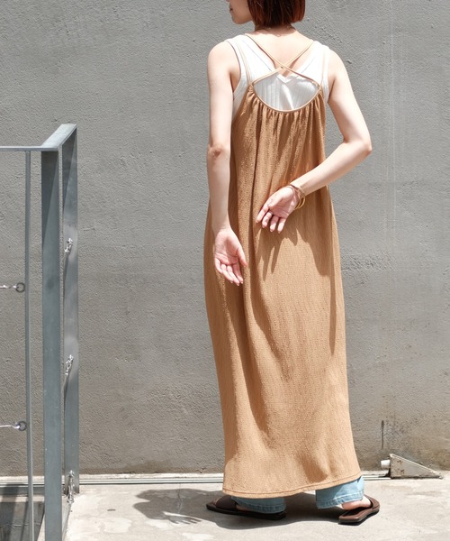 CIAOPANIC TYPY（チャオパニックティピー）の「【ZOZOTOWN限定】ギャザープリーツロングワンピース（ワンピース・レディース・ブラック/イエロー・ONE SIZE）」の8枚目の写真