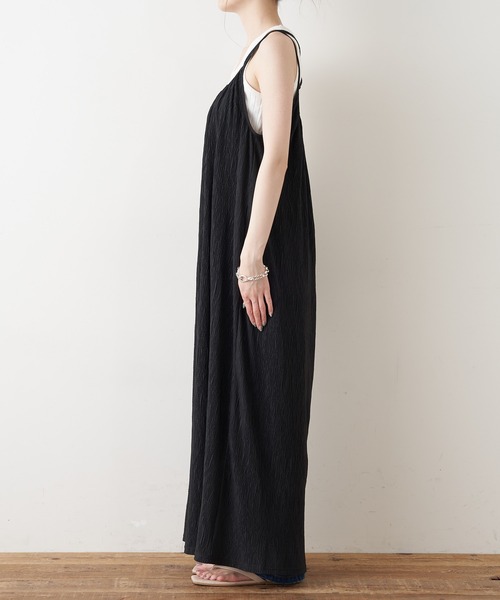 CIAOPANIC TYPY（チャオパニックティピー）の「【ZOZOTOWN限定】ギャザープリーツロングワンピース（ワンピース・レディース・ブラック/イエロー・ONE SIZE）」の13枚目の写真