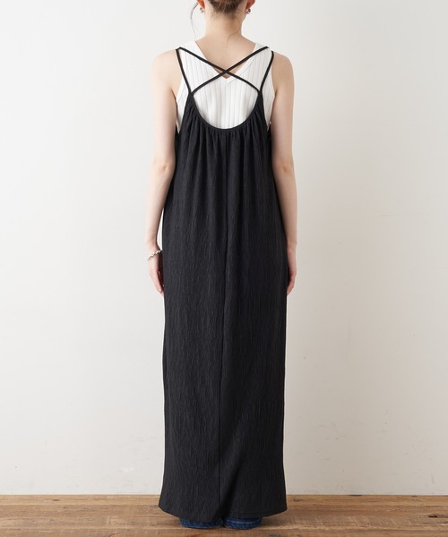 CIAOPANIC TYPY（チャオパニックティピー）の「【ZOZOTOWN限定】ギャザープリーツロングワンピース（ワンピース・レディース・ブラック/イエロー・ONE SIZE）」の14枚目の写真