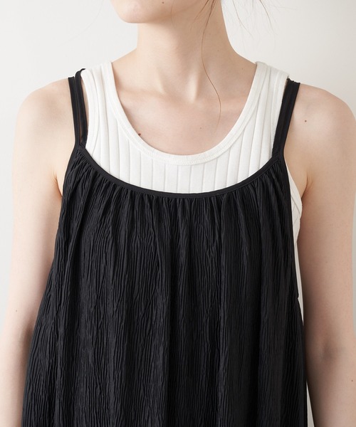 CIAOPANIC TYPY（チャオパニックティピー）の「【ZOZOTOWN限定】ギャザープリーツロングワンピース（ワンピース・レディース・ブラック/イエロー・ONE SIZE）」の16枚目の写真