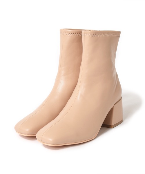 w closet（ダブルクローゼット）の「【新色追加】ストレッチブーツ（ブーツ・レディース・ブラック/キナリ/ベージュ/セージグリーン・L/M）」の18枚目の写真