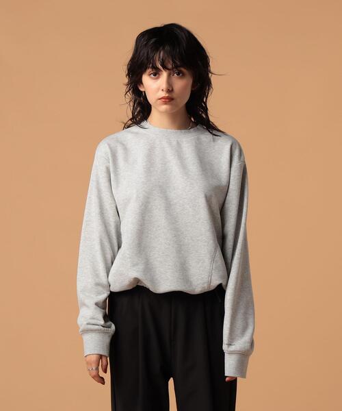 FEELING MADE（フィーリングメイド）の「FEELING MADE エアリースウェット ドローストリング スウェット（スウェット・レディース・ブラック/ライトグレー/ダークグリーン・FREE）」の14枚目の写真