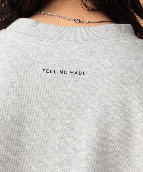 FEELING MADE（フィーリングメイド）の「FEELING MADE エアリースウェット ドローストリング スウェット（スウェット・レディース・ブラック/ライトグレー/ダークグリーン・FREE）」の18枚目の写真