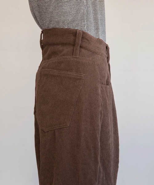 BONLECILL（ボンルシール）の「コーデュロイタックパンツ（その他パンツ・レディース・チャコールグレー/ブラウン/アイボリー・M/L）」の10枚目の写真