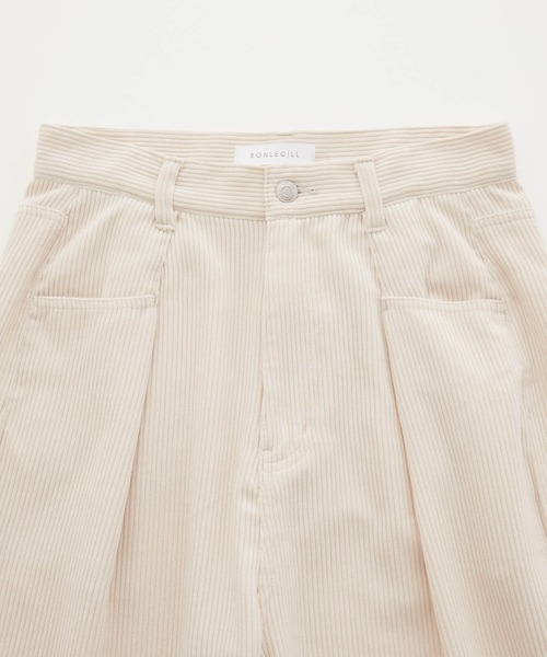 BONLECILL（ボンルシール）の「コーデュロイタックパンツ（その他パンツ・レディース・チャコールグレー/ブラウン/アイボリー・M/L）」の19枚目の写真