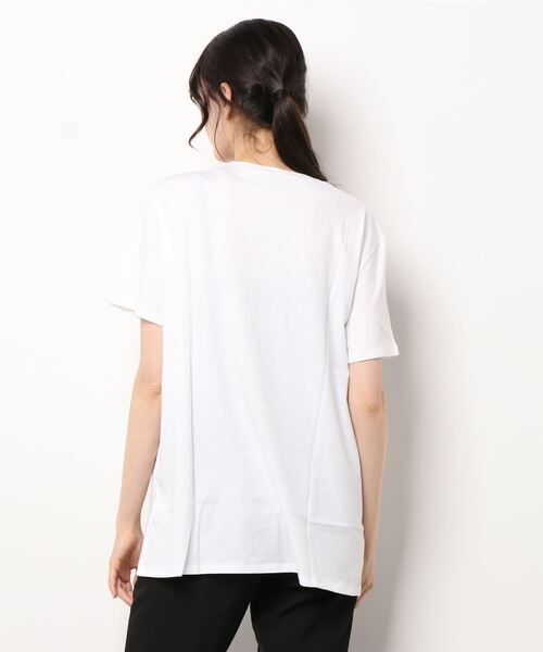 6397（シックススリーナインセブン）の「＜6397 (シックススリーナインセブン)＞ロゴTシャツ（Tシャツ/カットソー・レディース・ホワイト/ブラック・L）」の11枚目の写真