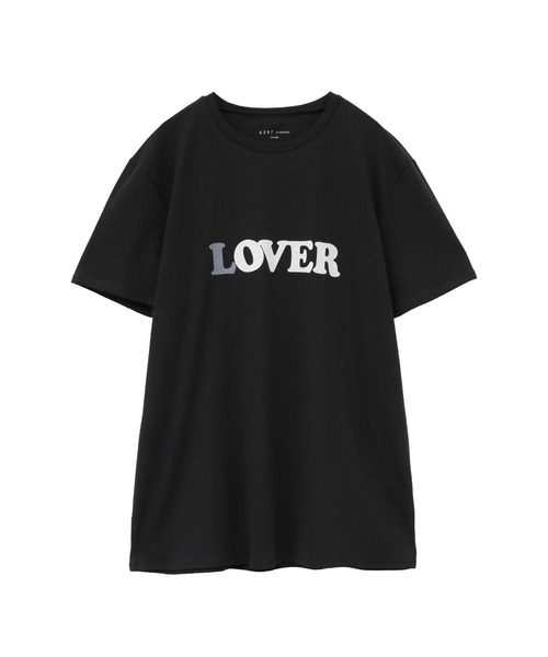 6397（シックススリーナインセブン）の「＜6397 (シックススリーナインセブン)＞ロゴTシャツ（Tシャツ/カットソー・レディース・ホワイト/ブラック・L）」の2枚目の写真