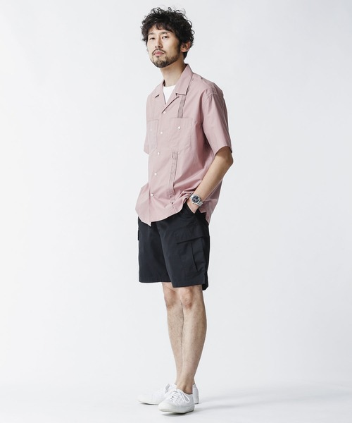 NANO universe（ナノユニバース）の「リラックスカーゴショーツ（その他パンツ・メンズ・ブラック/カーキ/ネイビー・S/L/XL/M）」の4枚目の写真