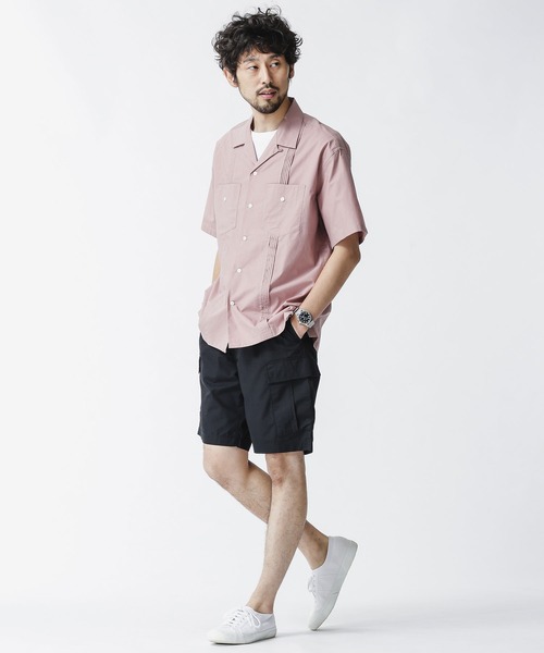 NANO universe（ナノユニバース）の「リラックスカーゴショーツ（その他パンツ・メンズ・ブラック/カーキ/ネイビー・S/L/XL/M）」の5枚目の写真