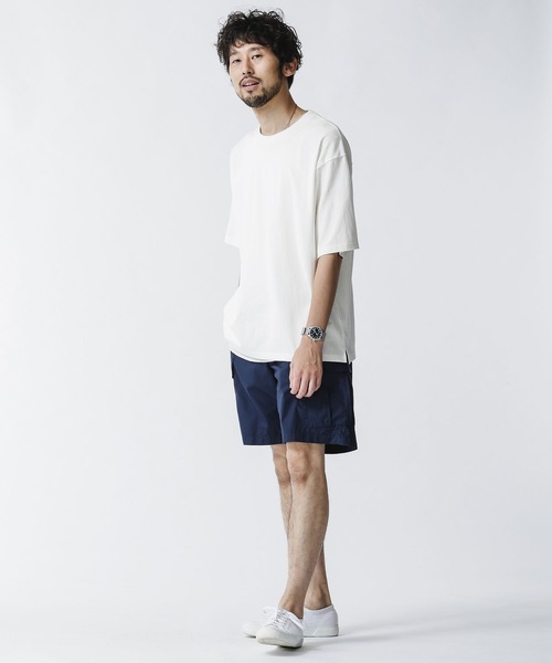 NANO universe（ナノユニバース）の「リラックスカーゴショーツ（その他パンツ・メンズ・ブラック/カーキ/ネイビー・S/L/XL/M）」の6枚目の写真
