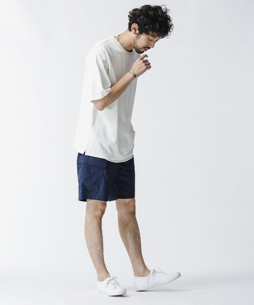 NANO universe（ナノユニバース）の「リラックスカーゴショーツ（その他パンツ・メンズ・ブラック/カーキ/ネイビー・S/L/XL/M）」の7枚目の写真