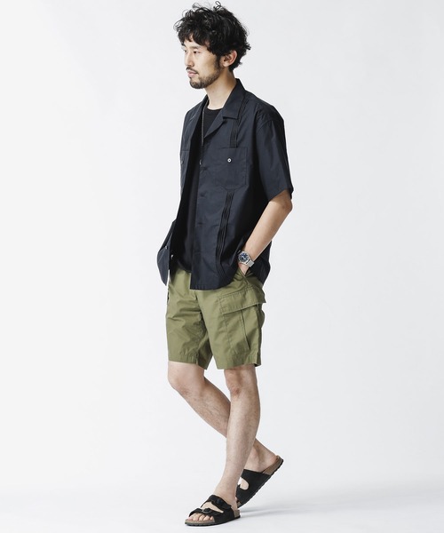 NANO universe（ナノユニバース）の「リラックスカーゴショーツ（その他パンツ・メンズ・ブラック/カーキ/ネイビー・S/L/XL/M）」の8枚目の写真