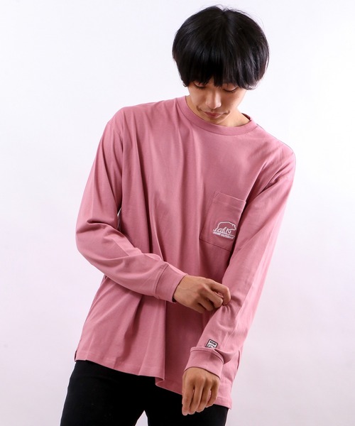 SOAR(ソアー)の「ワイドシルエット胸ポケTee(Tシャツ/カットソー・メンズ・ブラック/グレイッシュベージュ/ダークブルー/カーキ/スモークピンク・M/LL/L)」の5枚目の写真