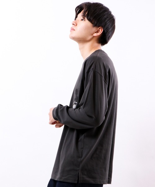 SOAR(ソアー)の「ワイドシルエット胸ポケTee(Tシャツ/カットソー・メンズ・ブラック/グレイッシュベージュ/ダークブルー/カーキ/スモークピンク・M/LL/L)」の13枚目の写真