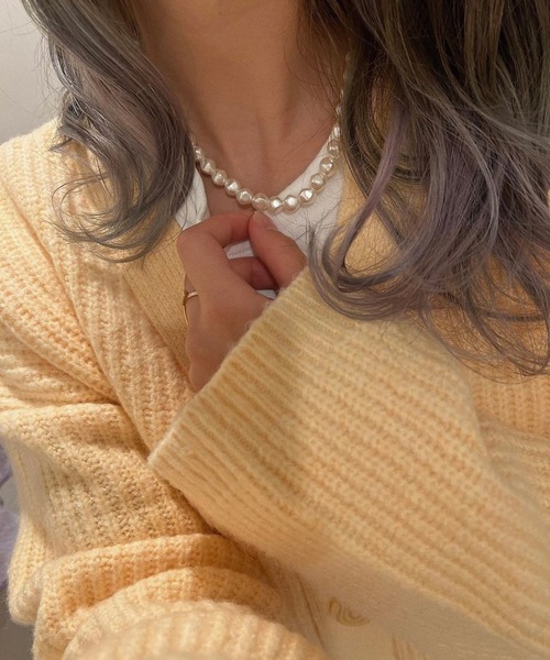 blackdia ocean(ブラックダイヤオーシャン)の「blackdia ocean パールマンテルアジャスターチェーンネックレス(ネックレス・レディース・シルバー系2/シルバー系4/シルバー系/シルバー系5/シルバー系3/シルバー系1/シルバー系その他4/シルバー系その他5/シルバー系その他7/シルバー系その他6/シルバー系その他2/シルバー系その他/シルバー系その他3/シルバー・37cm/39cm/41cm)」の11枚目の写真