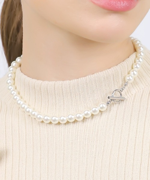 blackdia ocean(ブラックダイヤオーシャン)の「blackdia ocean パールマンテルアジャスターチェーンネックレス(ネックレス・レディース・シルバー系2/シルバー系4/シルバー系/シルバー系5/シルバー系3/シルバー系1/シルバー系その他4/シルバー系その他5/シルバー系その他7/シルバー系その他6/シルバー系その他2/シルバー系その他/シルバー系その他3/シルバー・37cm/39cm/41cm)」の9枚目の写真