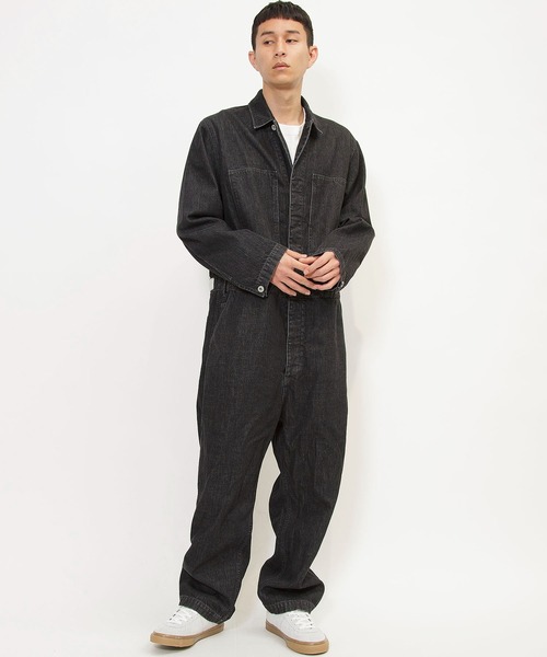 Johnbull（ジョンブル）の「デニムオールインワン(ID119)（つなぎ