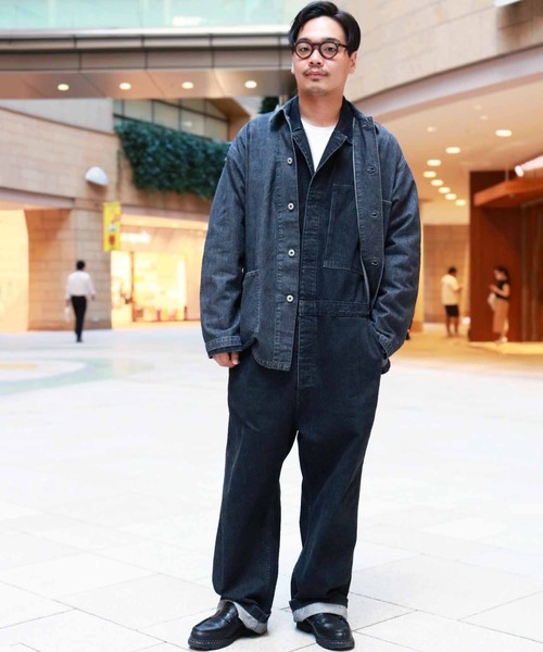 Johnbull（ジョンブル）の「デニムオールインワン(ID119