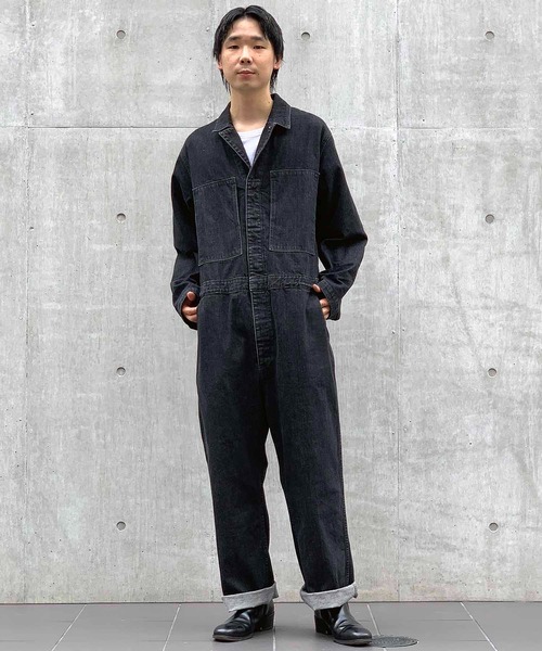 ジョンブル(JOHNBULL)デニムつなぎ Johnbull（ジョンブル）の「【Attick by Johnbull】デニム