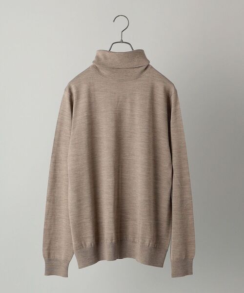 SHIPS（シップス）の「SHIPS: ＜手洗い可能＞16ゲージ タートルネック ニット（ニット/セーター・メンズ・ブラック/チャコールグレー/ブラウン/ベージュ・SMALL/MEDIUM/LARGE/X-LARGE）」の4枚目の写真