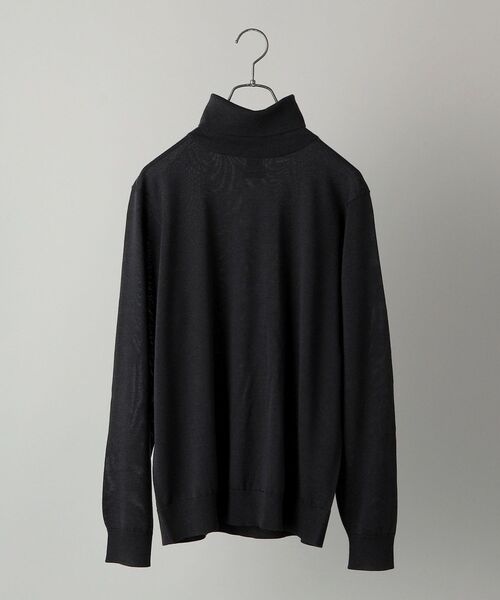 SHIPS（シップス）の「SHIPS: ＜手洗い可能＞16ゲージ タートルネック ニット（ニット/セーター・メンズ・ブラック/チャコールグレー/ブラウン/ベージュ・SMALL/MEDIUM/LARGE/X-LARGE）」の3枚目の写真
