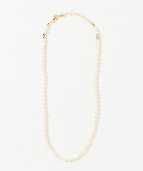 DouDou（ドゥドゥ）の「本淡水パールショートネックレス（ネックレス・レディース・ホワイト・FREE）」の4枚目の写真