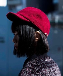 HUNTISM（ハンティズム）の「HUNTISM ハンティズム / Loop Knit Umpire Cap ループ ニット 6パネル アンパイアキャップ / htm193006（キャップ）」