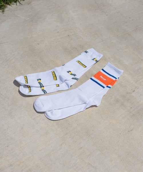 Perushu(ペルーシュ)の「【1周年記念アイテム】Perushuロゴソックス(ソックス/靴下・メンズ・ホワイト・FREE)」の2枚目の写真