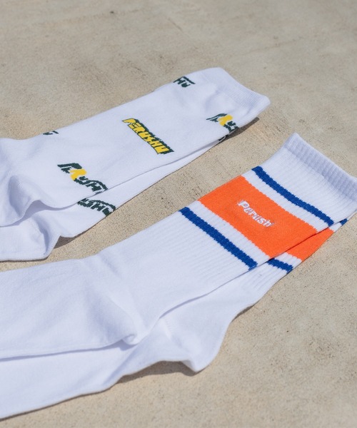 Perushu(ペルーシュ)の「【1周年記念アイテム】Perushuロゴソックス(ソックス/靴下・メンズ・ホワイト・FREE)」の12枚目の写真