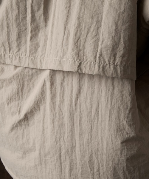 EMMA CLOTHES(エマクローズ)の「オーバーサイズ ナイロン Wポケット エコダウン 袖ボリューム ダウンジャケット EMMA CLOTHES(ダウンジャケット/コート・メンズ・ブラウン/ブラック/グレイッシュベージュ・M/L)」の17枚目の写真