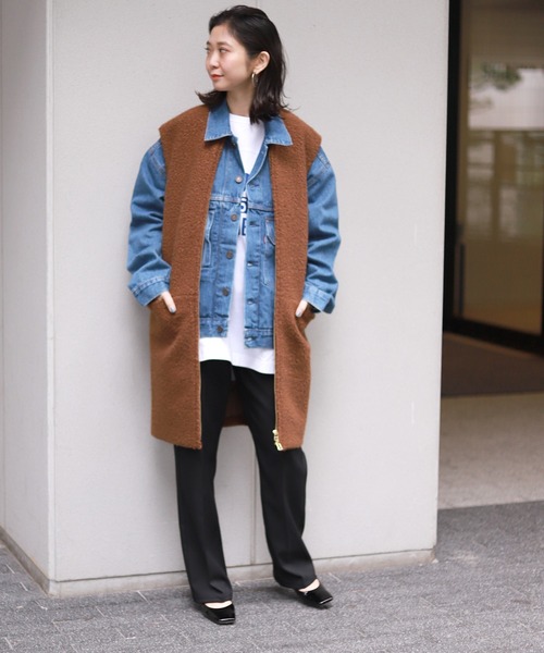 【LEVI'S/リーバイス】 STAY LOOSE TYPE 1 TRUCKER【洗濯機洗い可】◆