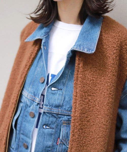 【LEVI'S/リーバイス】 STAY LOOSE TYPE 1 TRUCKER【洗濯機洗い可】◆