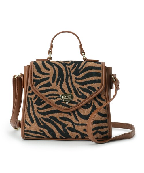 DRESKIP（ドレスキップ）の「◆【久保乃々花さん着用商品】フラップミニショルダー（ショルダーバッグ・レディース・ブラック/ブラック系4/ブラウン系5・00）」の4枚目の写真