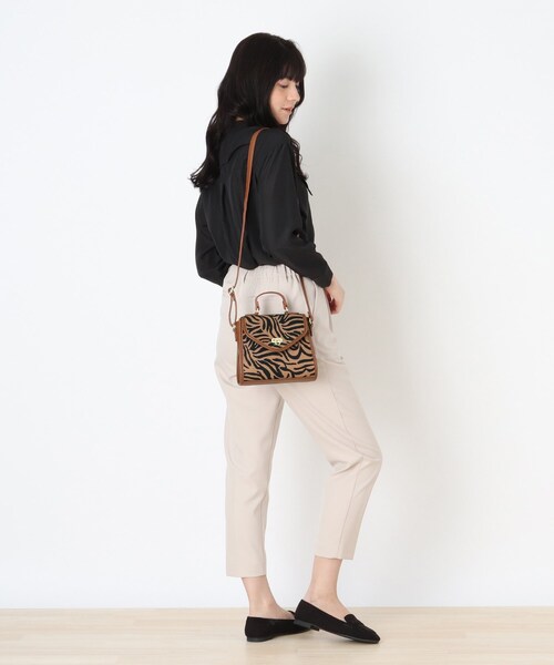 DRESKIP（ドレスキップ）の「◆【久保乃々花さん着用商品】フラップミニショルダー（ショルダーバッグ・レディース・ブラック/ブラック系4/ブラウン系5・00）」の10枚目の写真