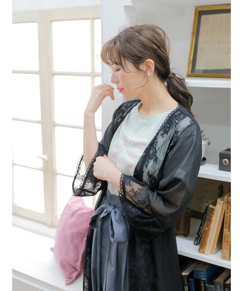 Areeam（アリーム）の「Melty Cream Tシャツ（Tシャツ/カットソー・レディース・オフホワイト/ミント・FREE）」の13枚目の写真